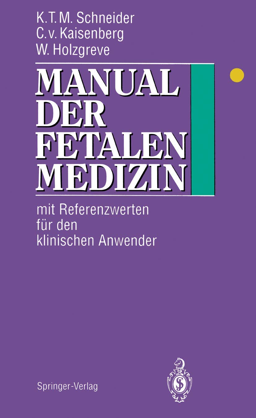 Manual der fetalen Medizin Medicine