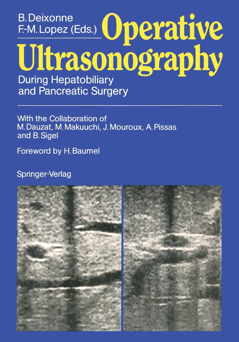Operative Ultrasonography: During Hepatobiliary and Pancreatic Surgery Medicine