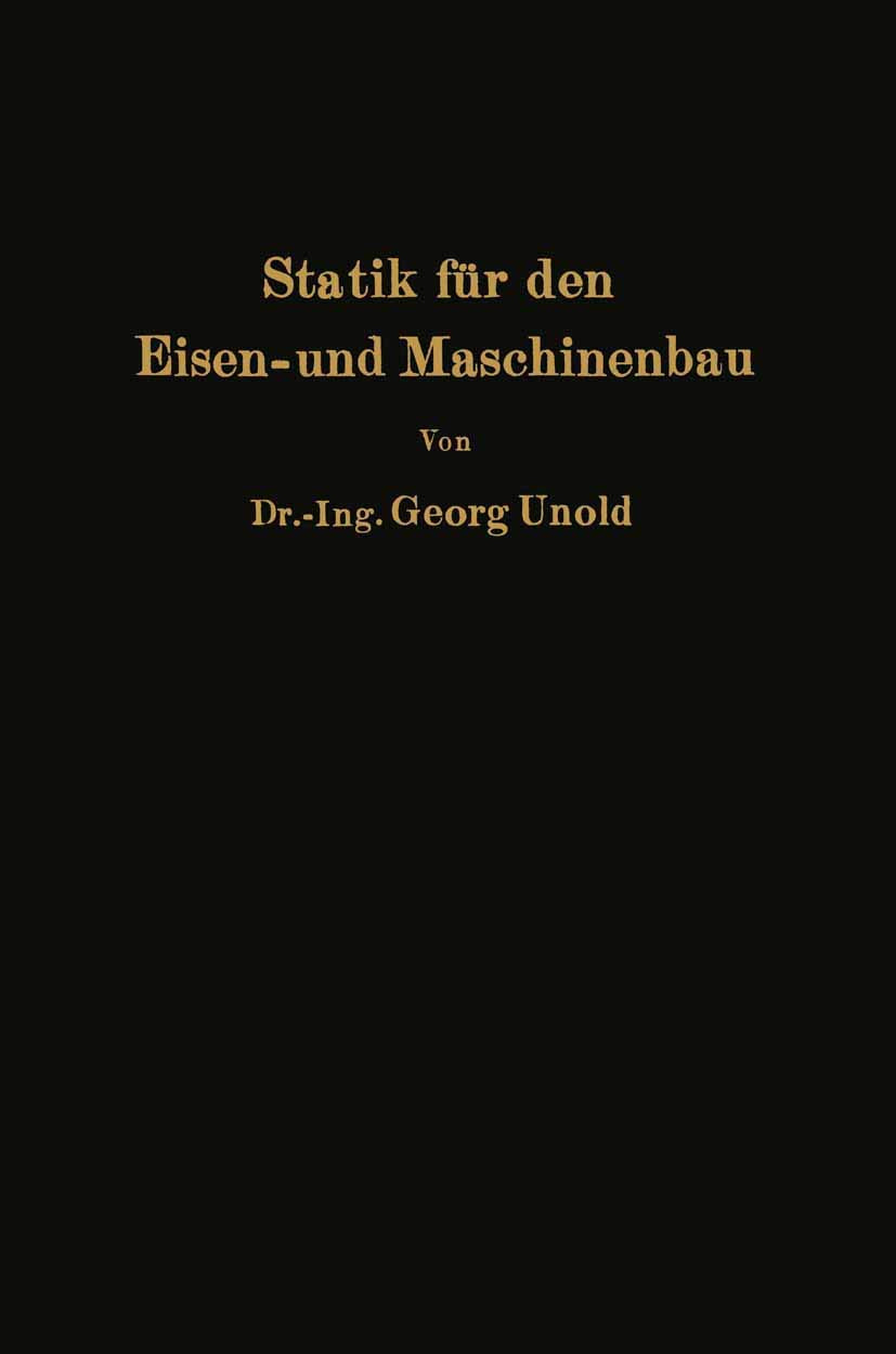 Statik für den Eisen- und Maschinenbau Media & Communication