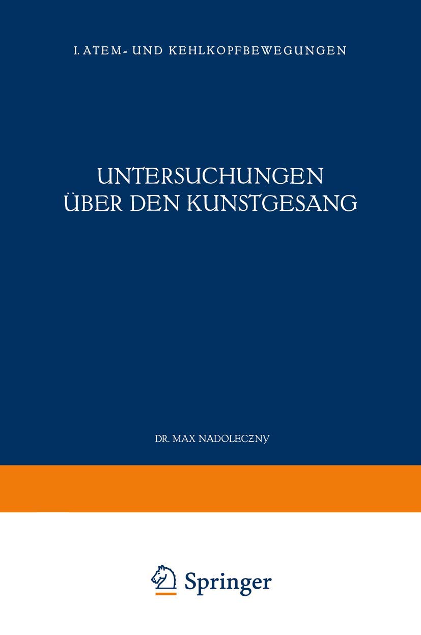 Untersuchungen über den Kunstgesang: I. Atem- und Kehlkopfbewegungen Film, Art & Culture