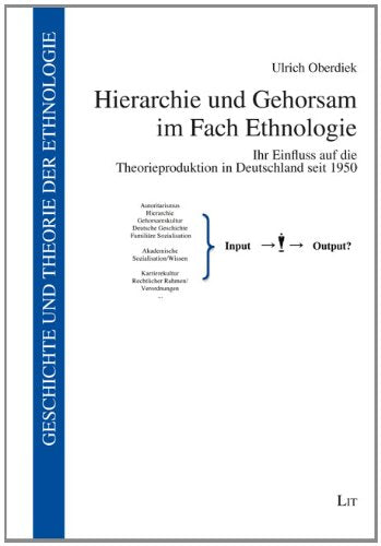 Hierarchie und Gehorsam im Fach Ethnologie: Ihr Einfluss auf die Theorieproduktion in Deutschland seit 1950 Law