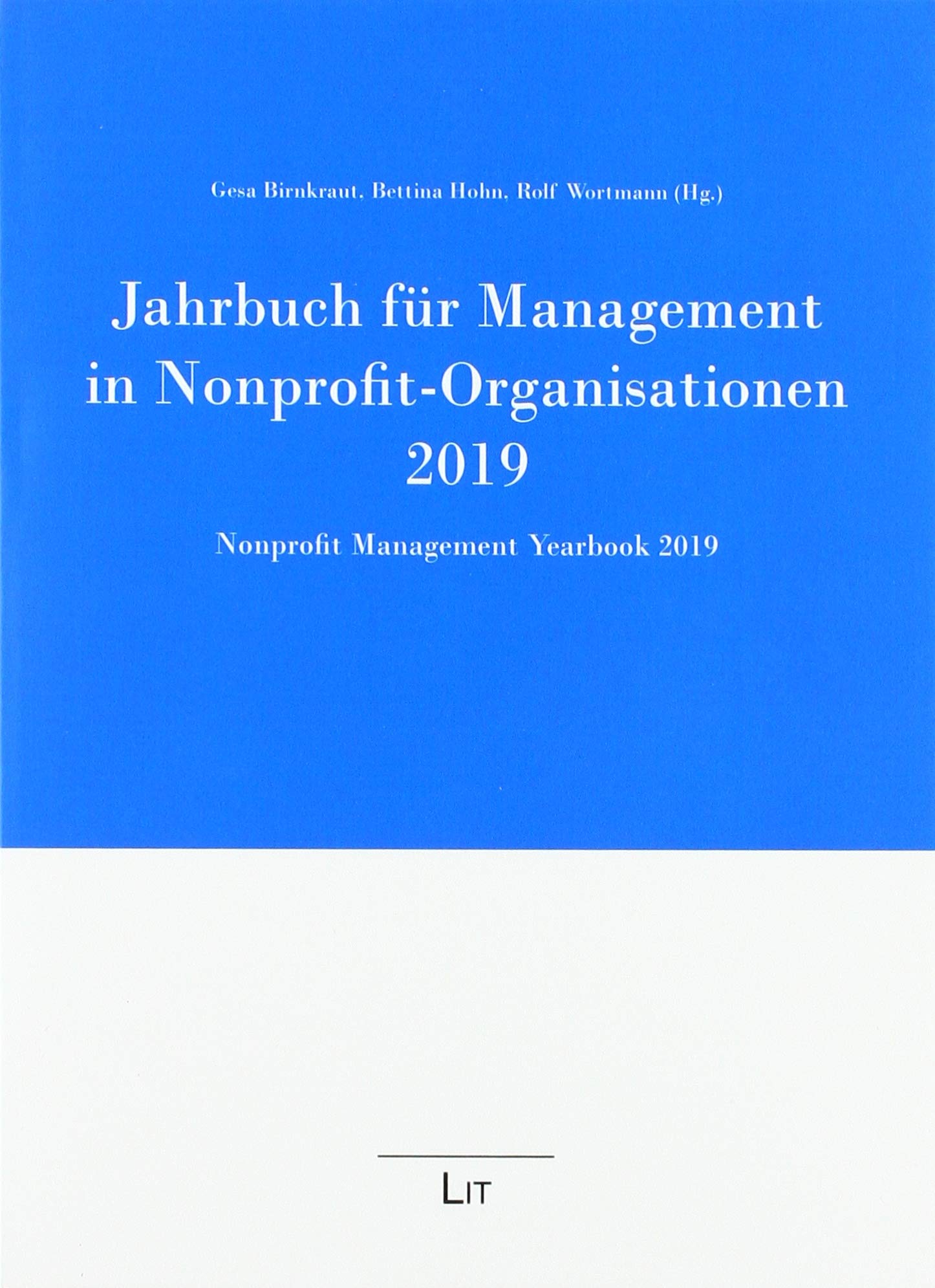 Jahrbuch für Management in Nonprofit-Organisationen 2019 book