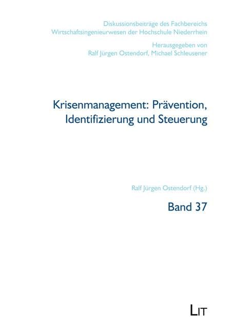 Krisenmanagement: Prävention, Identifizierung und Steuerung Law