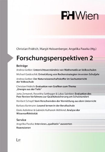 Forschungsperspektiven 2 Books