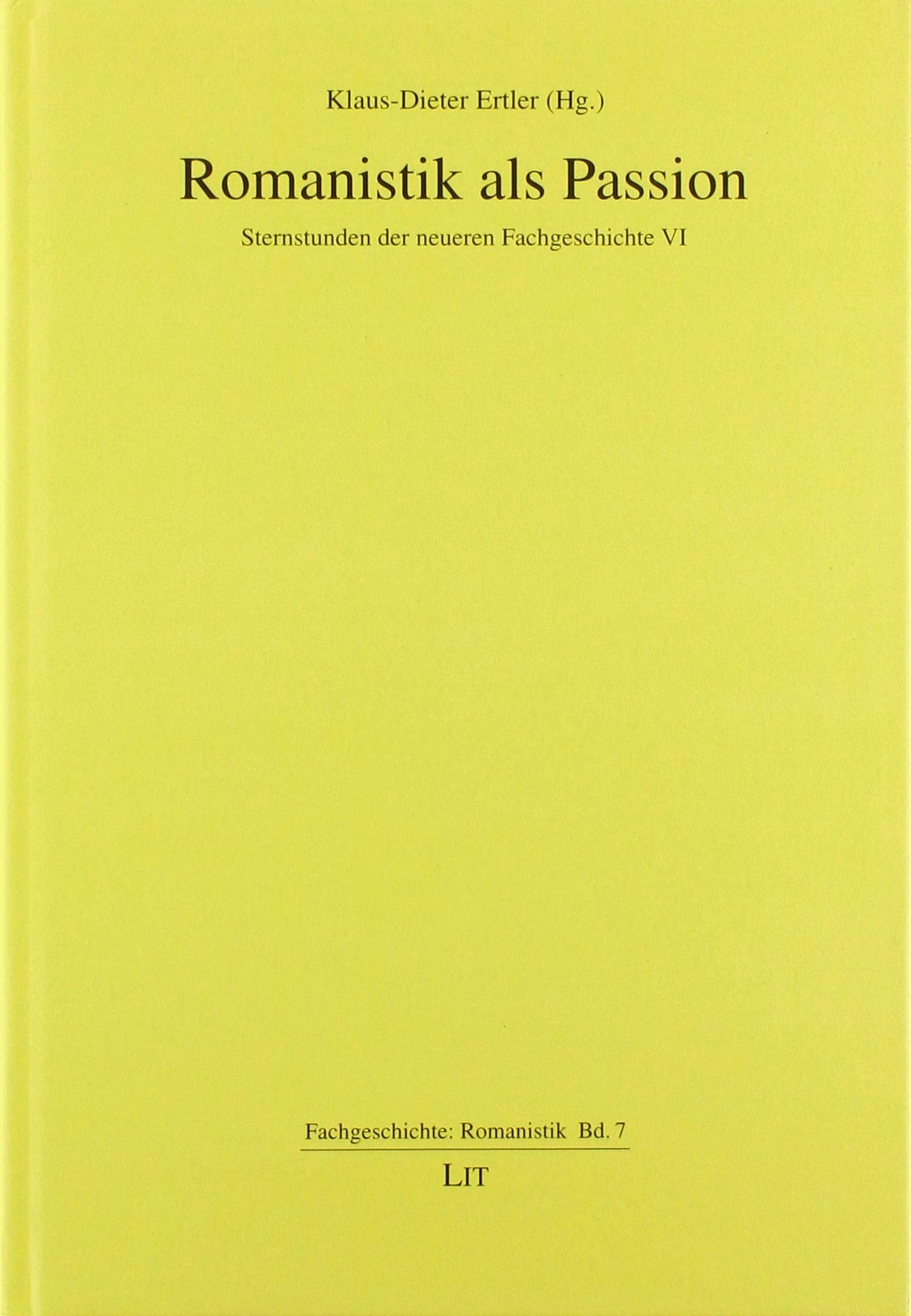 Romanistik als Passion Books