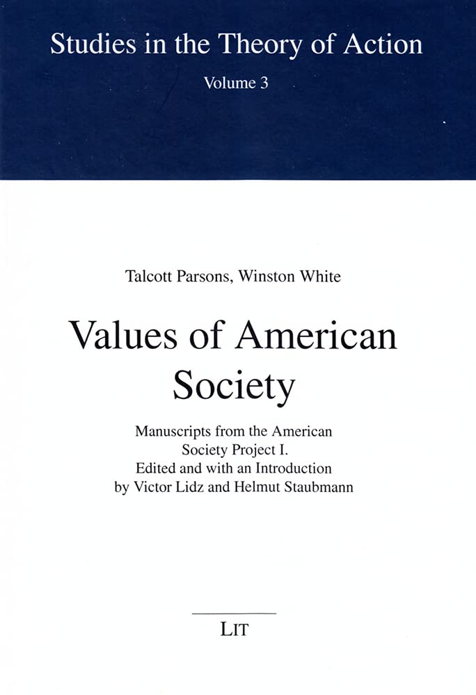 Values of American Society: Manuscripts from the American Society Project I book