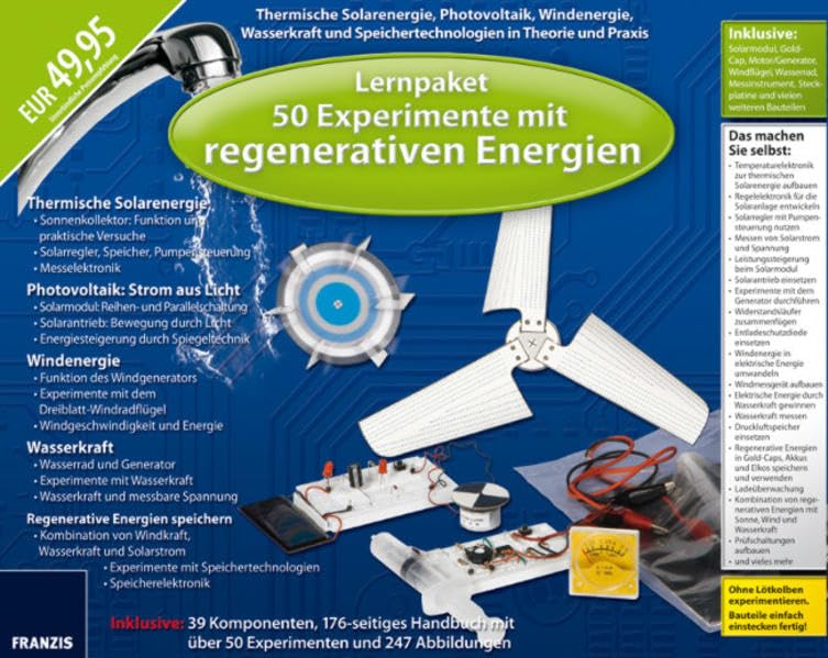 Lernpaket 50 Experimente mit regenerativen Energien Business & Technology