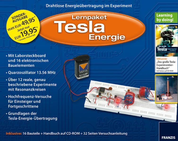 Lernpaket Tesla Energie: Drahtlose Energieübertragung im Experiment (Elektronik Lernpaket) Books
