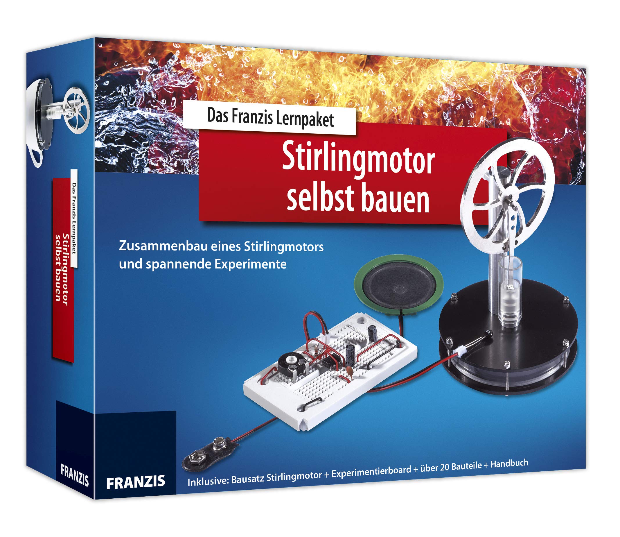 Das Franzis Lernpaket Stirlingmotor selbst bauen: Zusammenbau eines Stirlingmotors und spannende Experimente Business & Technology