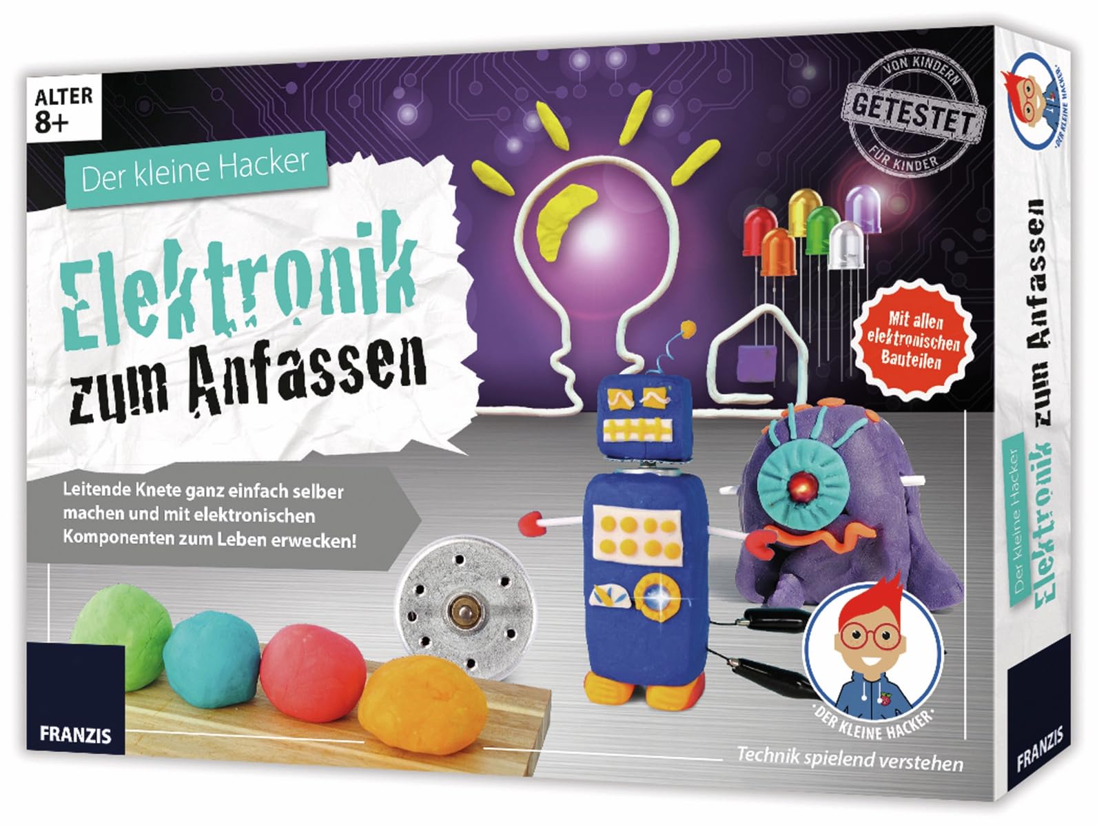 Der kleine Hacker: Elektronik zum Anfassen: Leitende Knete ganz einfach selber machen und mit elektronischen Komponenten zum Leben erwecken! Hobbies & Crafts