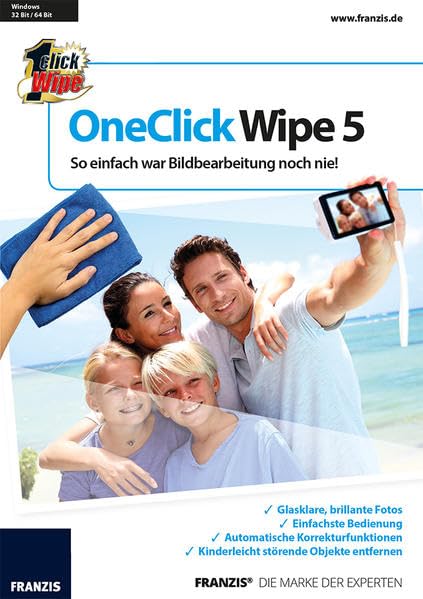One Click Wipe 5.0 (Win & Mac): Die Ein-Klick-Bildbearbeitung für Fotos, die begeistern Computer Science