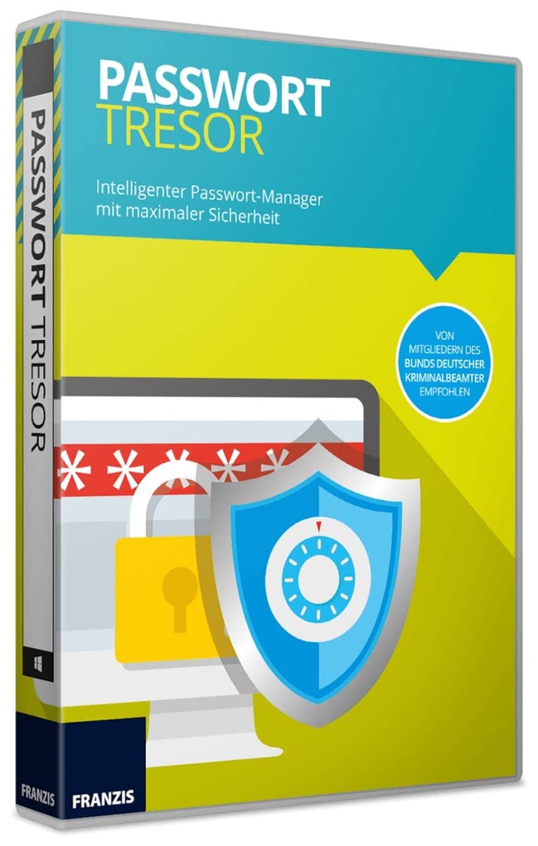 Franzis Passworttresor: Intelligenter Passwort-Manager mit maximaler Sicherheit Computer Science
