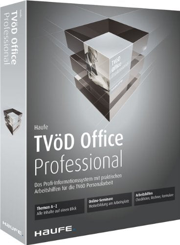 Haufe TVöD Office Professional für die Verwaltung DVD: Die Komplett-Lösung inklusive 10 Online-Seminaren: Tarifrecht, Arbeitsrecht, SGB Books