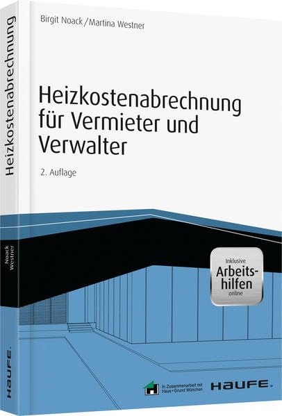 Heizkostenabrechnung für Vermieter und Verwalter - inkl. Arbeitshilfen online Law