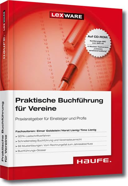 Praktische Buchführung für Vereine Business, Finance & Career