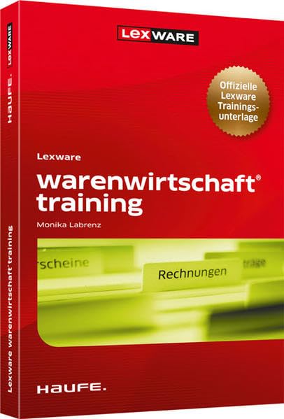 Lexware warenwirtschaft training - Kurs für selbständiges Lernen - Deutsch book