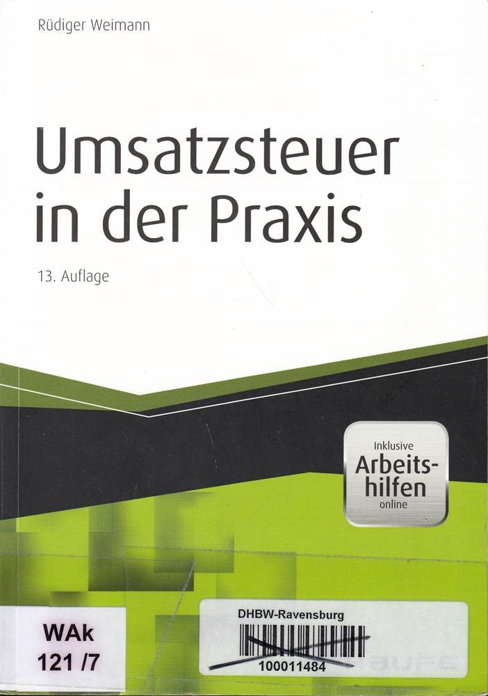 Umsatzsteuer in der Praxis - inkl. Arbeitshilfen online Law