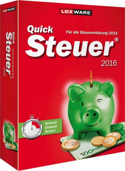 QuickSteuer 2016 (für Steuerjahr 2015) Taxes & Bookkeeping