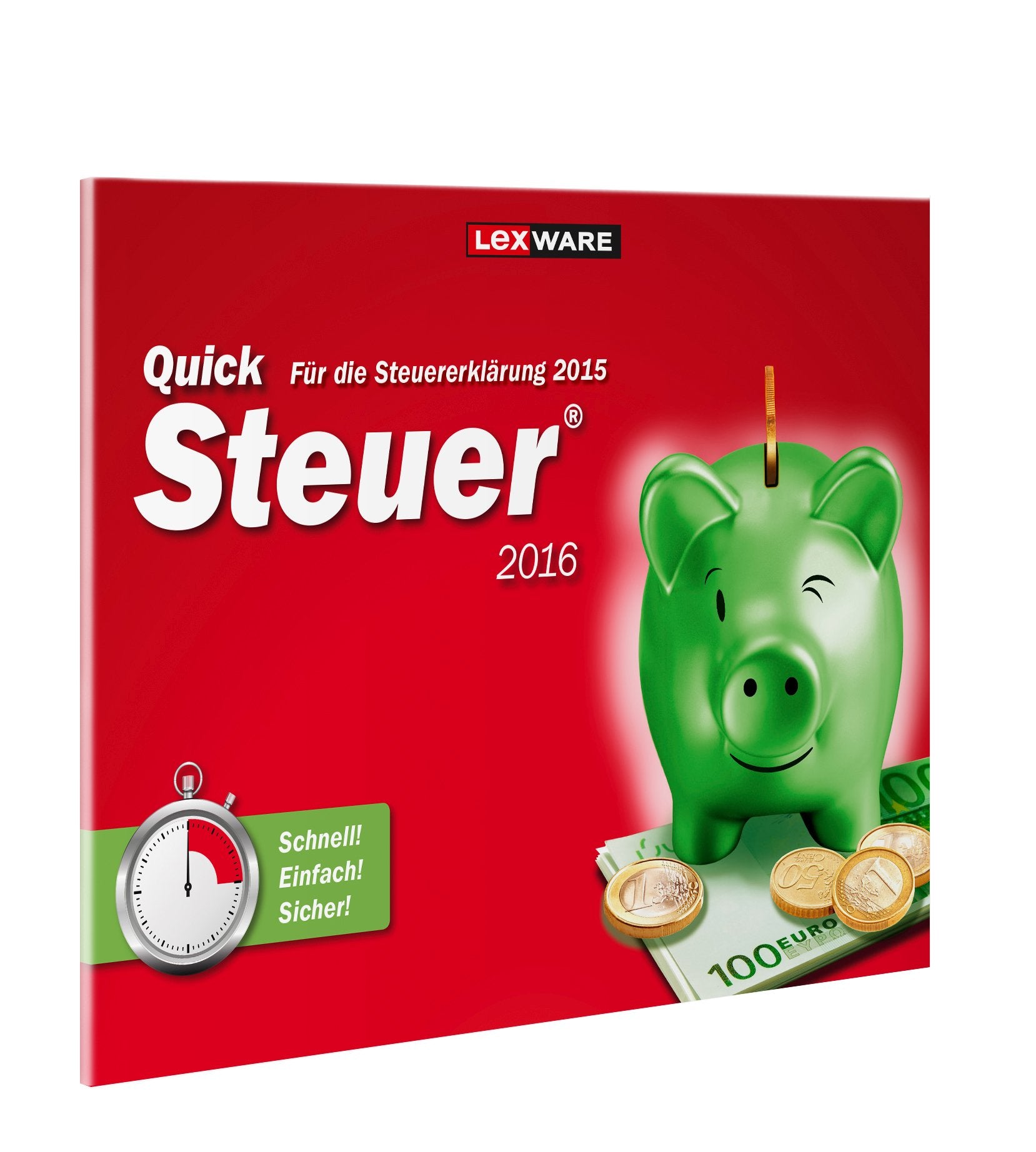 QuickSteuer 2016 (für Steuerjahr 2015) (Frustfreie Verpackung) Taxes & Bookkeeping