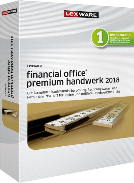 Lexware financial office premium handwerk 2018 Jahresversion 365-Tage Taxes & Bookkeeping