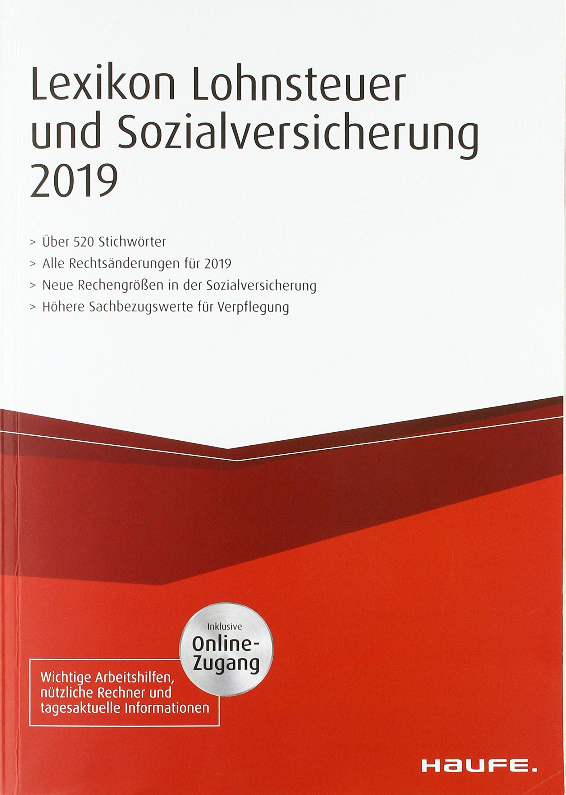 Lexikon Lohnsteuer und Sozialversicherung 2019 plus Onlinezugang Law
