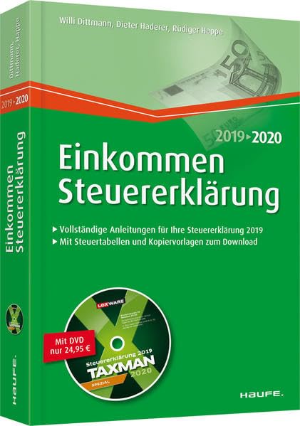 Einkommensteuererklärung 2019/2020 - inkl. DVD (Haufe Steuerratgeber) Law