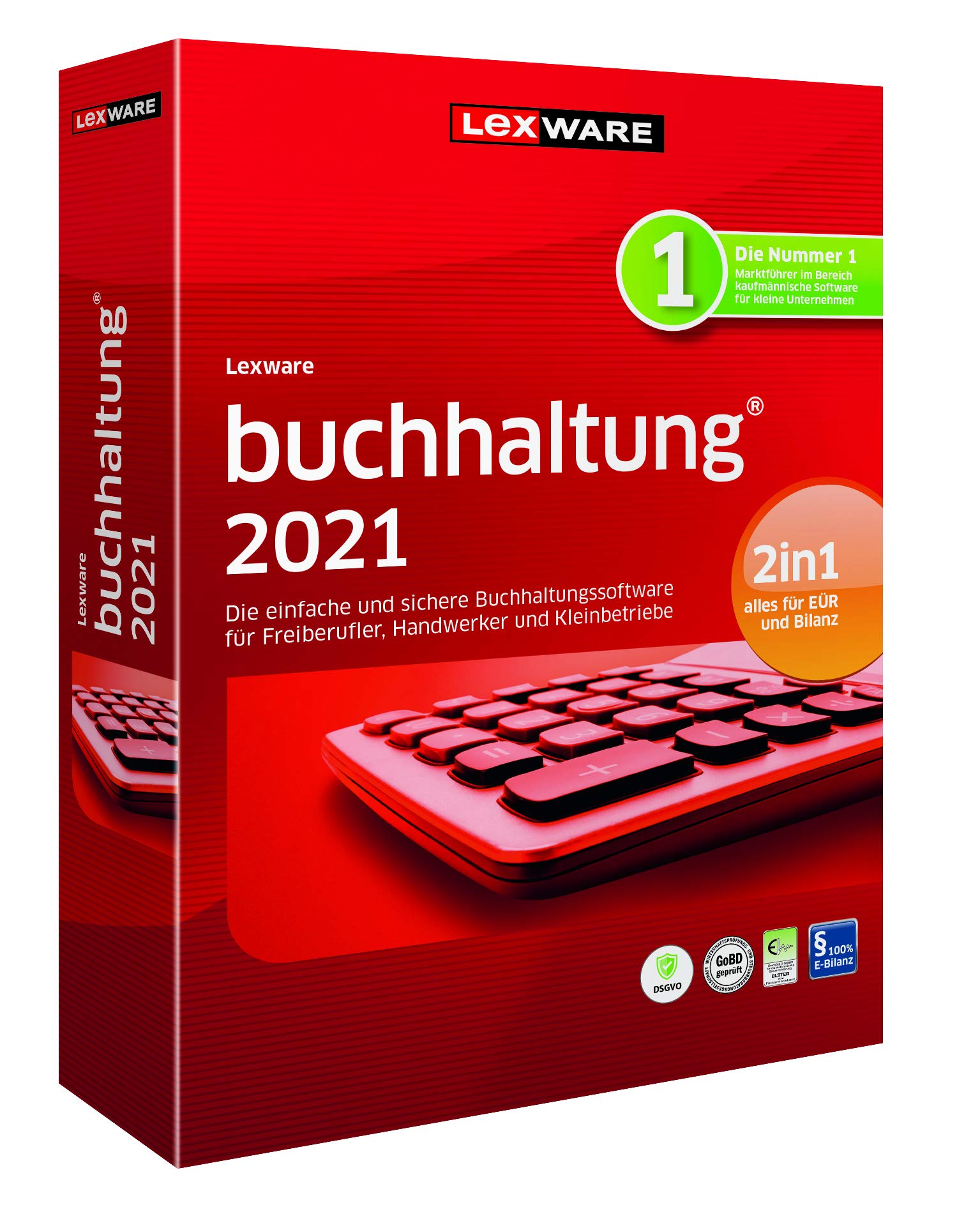 Lexware buchhaltung 2021|basis-Version Minibox (Jahreslizenz)|Einfache Buchhaltungs-Software für Freiberufler|Kompatibel mit Windows 8.1 oder aktueller|Standard|1|1 Jahr|PC|Disc Taxes & Bookkeeping