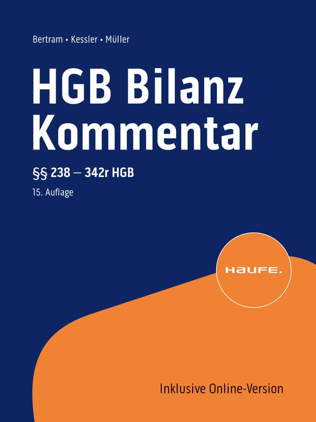 HGB Bilanz Kommentar 15. Auflage Law