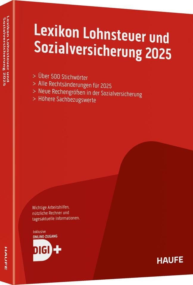 Lexikon Lohnsteuer und Sozialversicherung 2025 plus Onlinezugang book