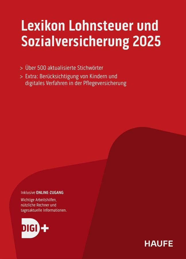 Lexikon Lohnsteuer und Sozialversicherung 2025 plus Onlinezugang Law