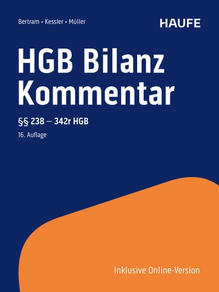 HGB Bilanz Kommentar 16. Auflage Law