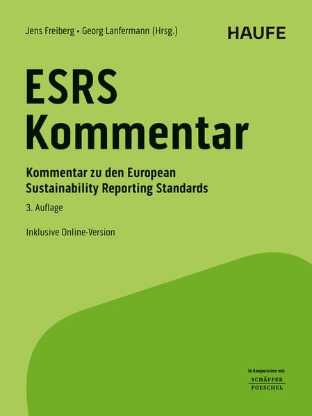 Haufe ESRS-Kommentar bereits in 3. Auflage Law