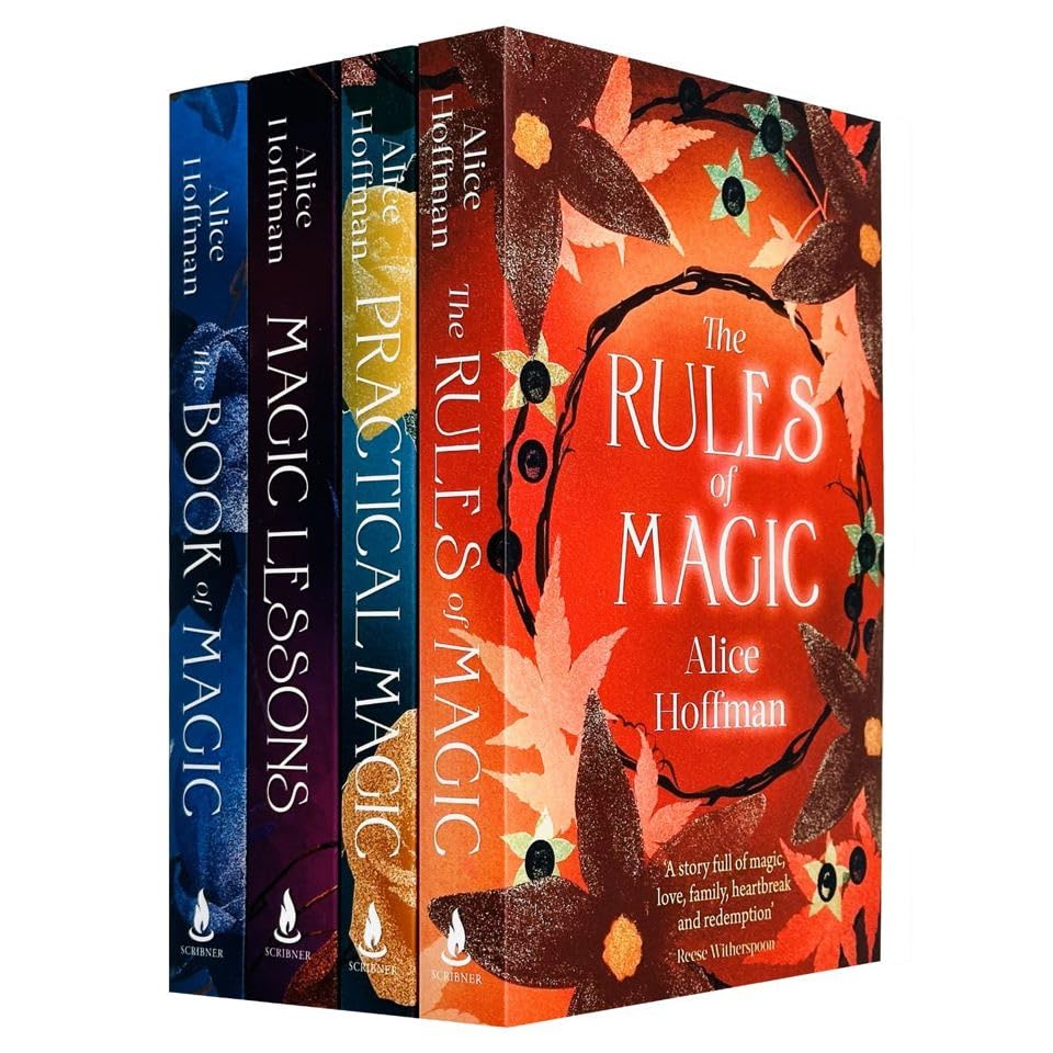 The Practical Magic Series Collection 4 Books Set By Alice Hoffman (Practical Magic, The Rules of Magic, Magic Lessons & The Book of Magic) Contemporary literature