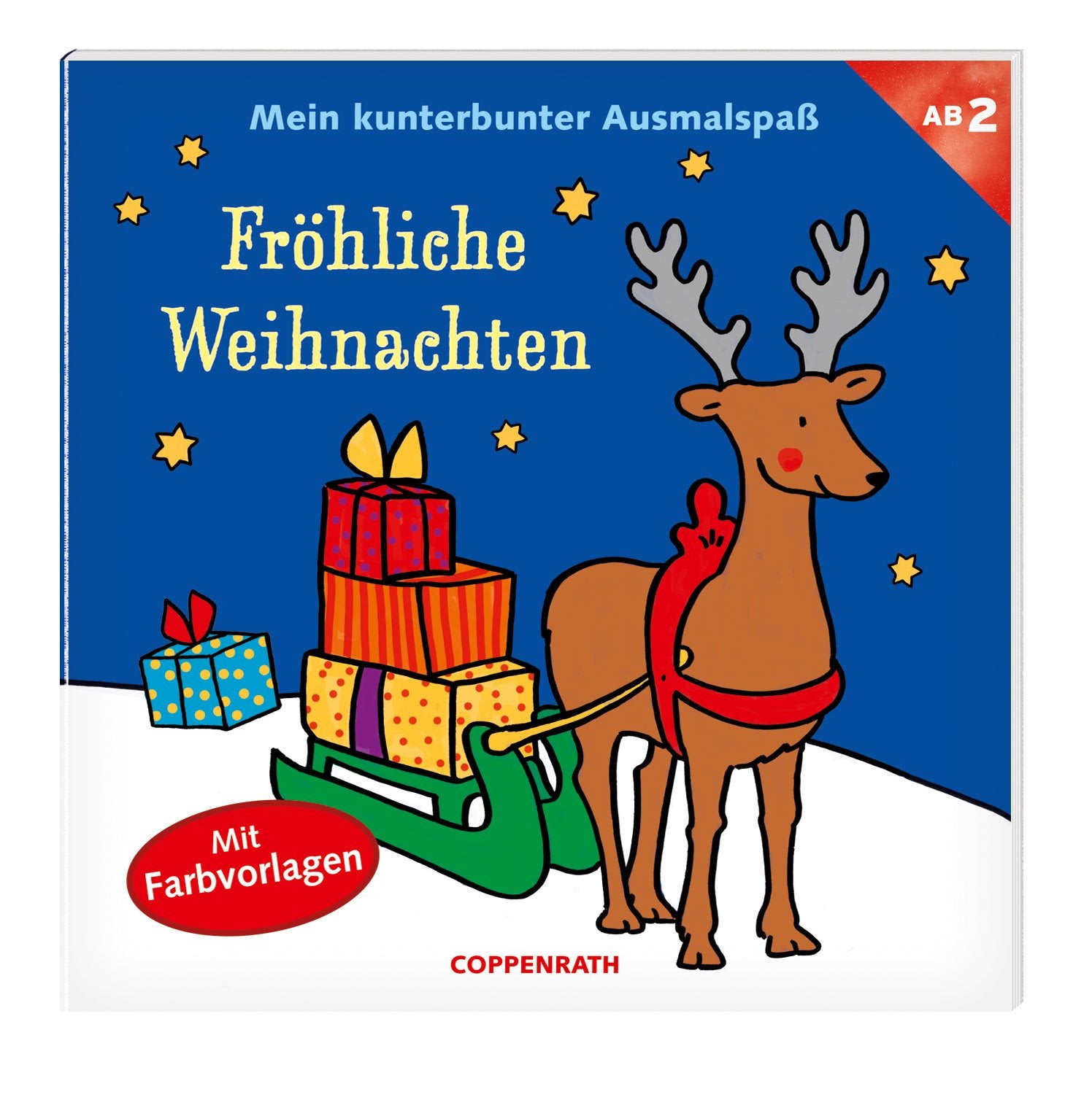 Mein kunterbunter Ausmalspaß: Fröhliche Weihnachten: (Verkaufseinheit) (Kreativ- und Sachbücher) Non-fiction