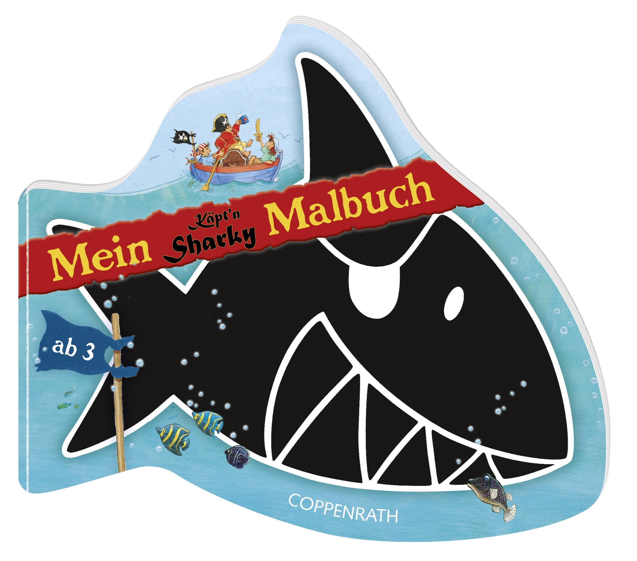 Mein Käpt'n Sharky Malbuch: (Verkaufseinheit) (Kreativ- und Sachbücher) Non-fiction