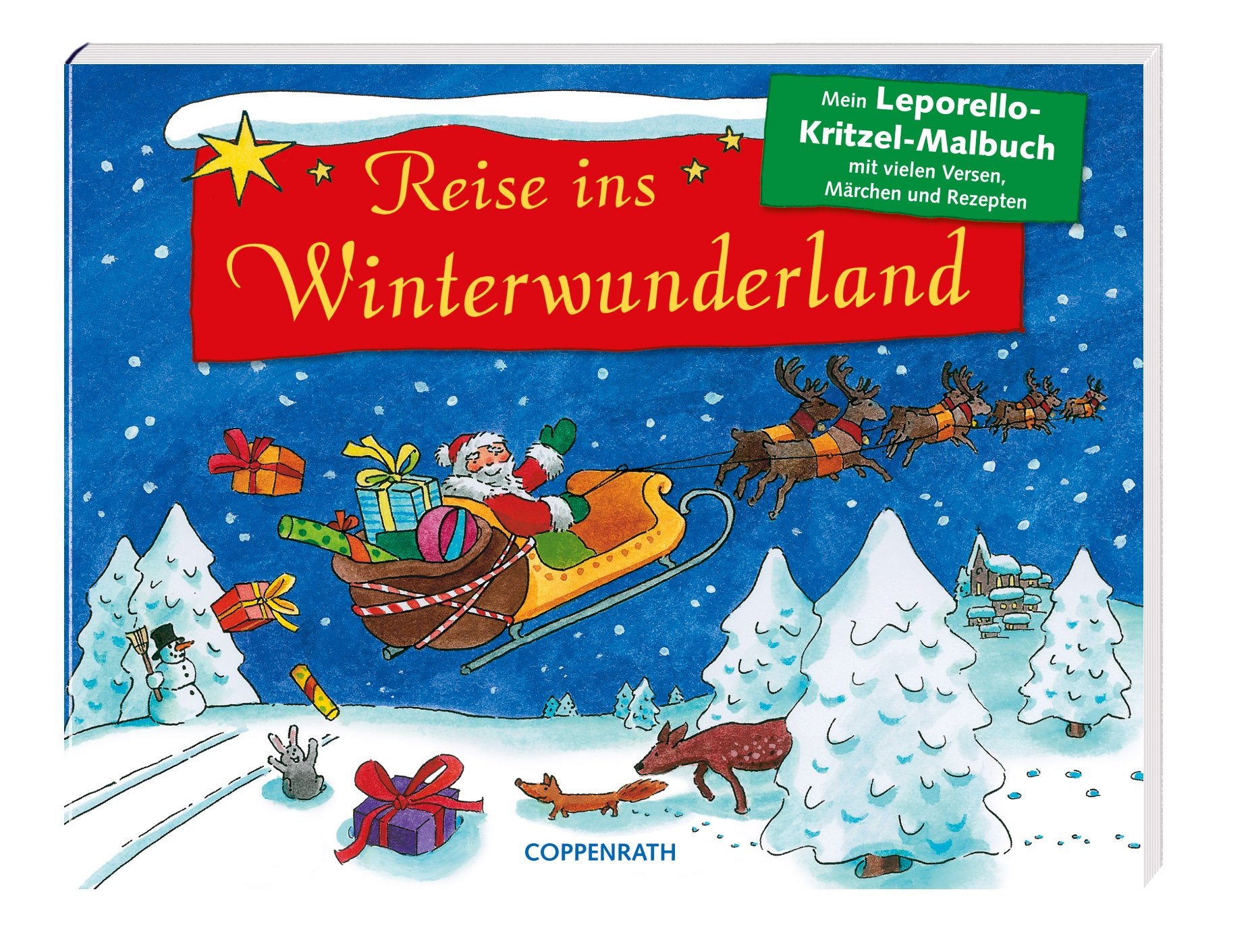 Mein Leporello-Kritzel-Malbuch: Reise ins Winterwunderland: (Verkaufseinheit) (Kreativ- und Sachbücher) Non-fiction