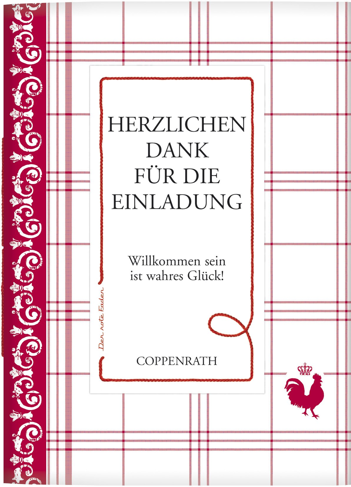 Der rote Faden No.38: Herzlichen Dank für die Einladung: Willkommen sein ist wahres Glück! (Verkaufseinheit) (Geschenkbücher für Erwachsene) Lifestyle