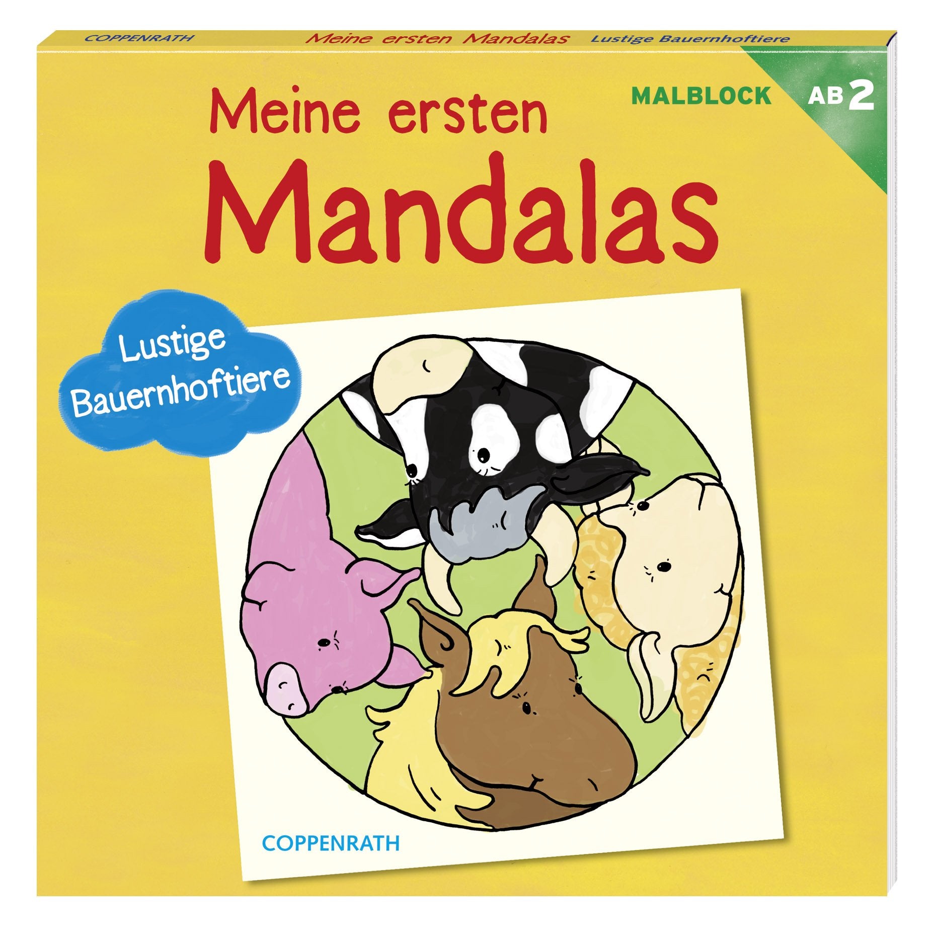 Meine ersten Mandalas: Lustige Bauernhoftiere: (Verkaufseinheit) (Kreativ- und Sachbücher) Non-fiction