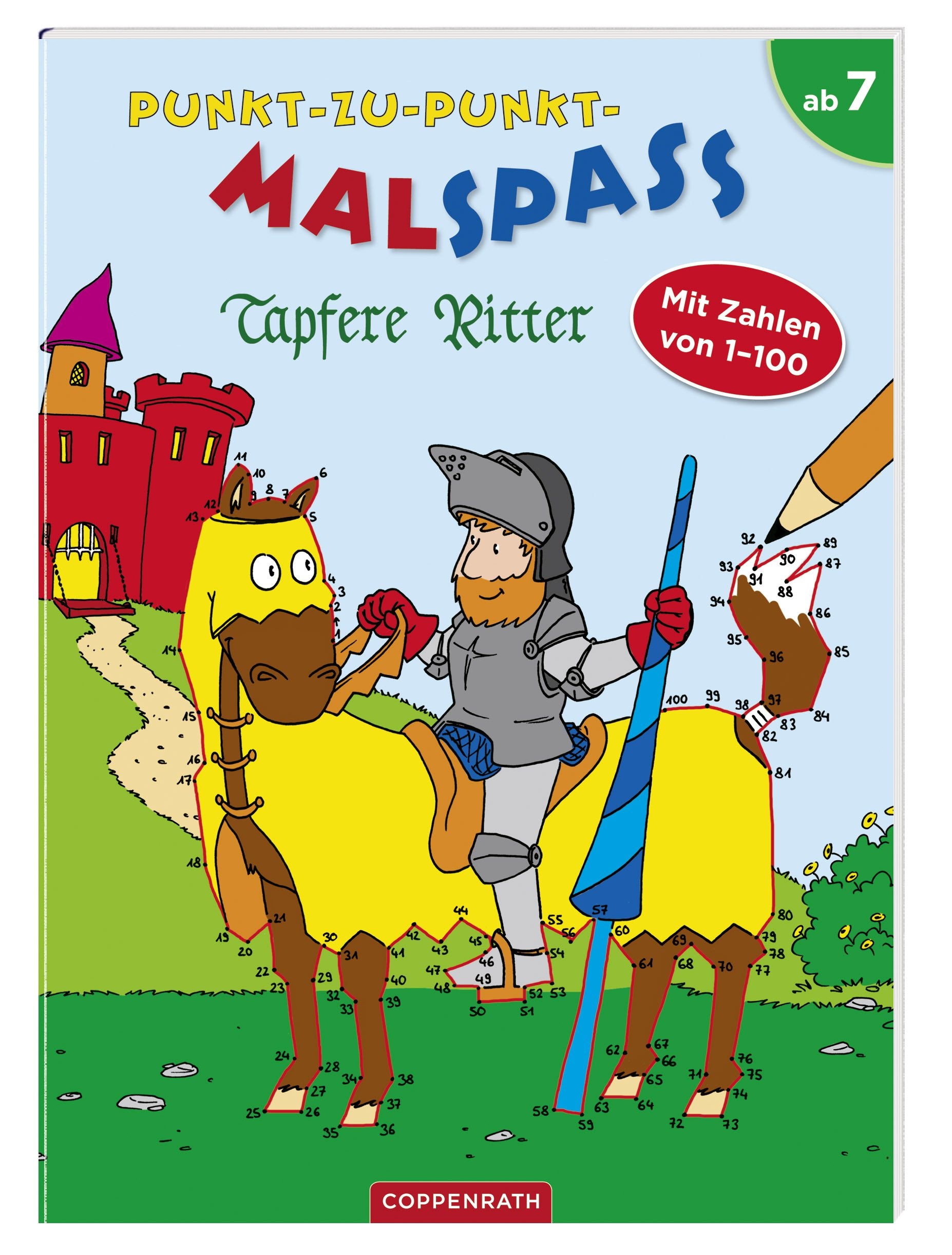 Punkt-zu-Punkt-Malspaß: Tapfere Ritter: (Verkaufseinheit) (Kreativ- und Sachbücher) Non-fiction