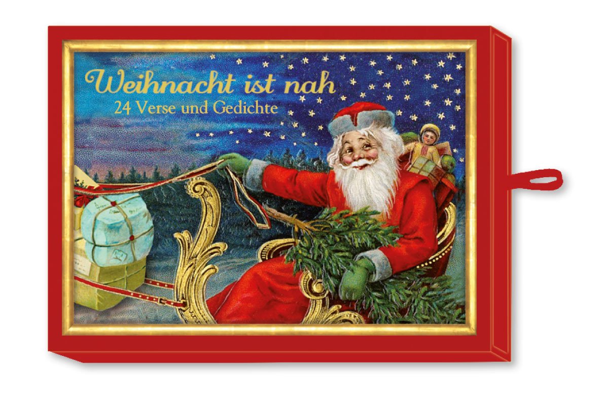 Advent klitzeklein: Weihnacht ist nah: 24 Verse und Gedichte (Verkaufseinheit) (Adventskalender) Lifestyle