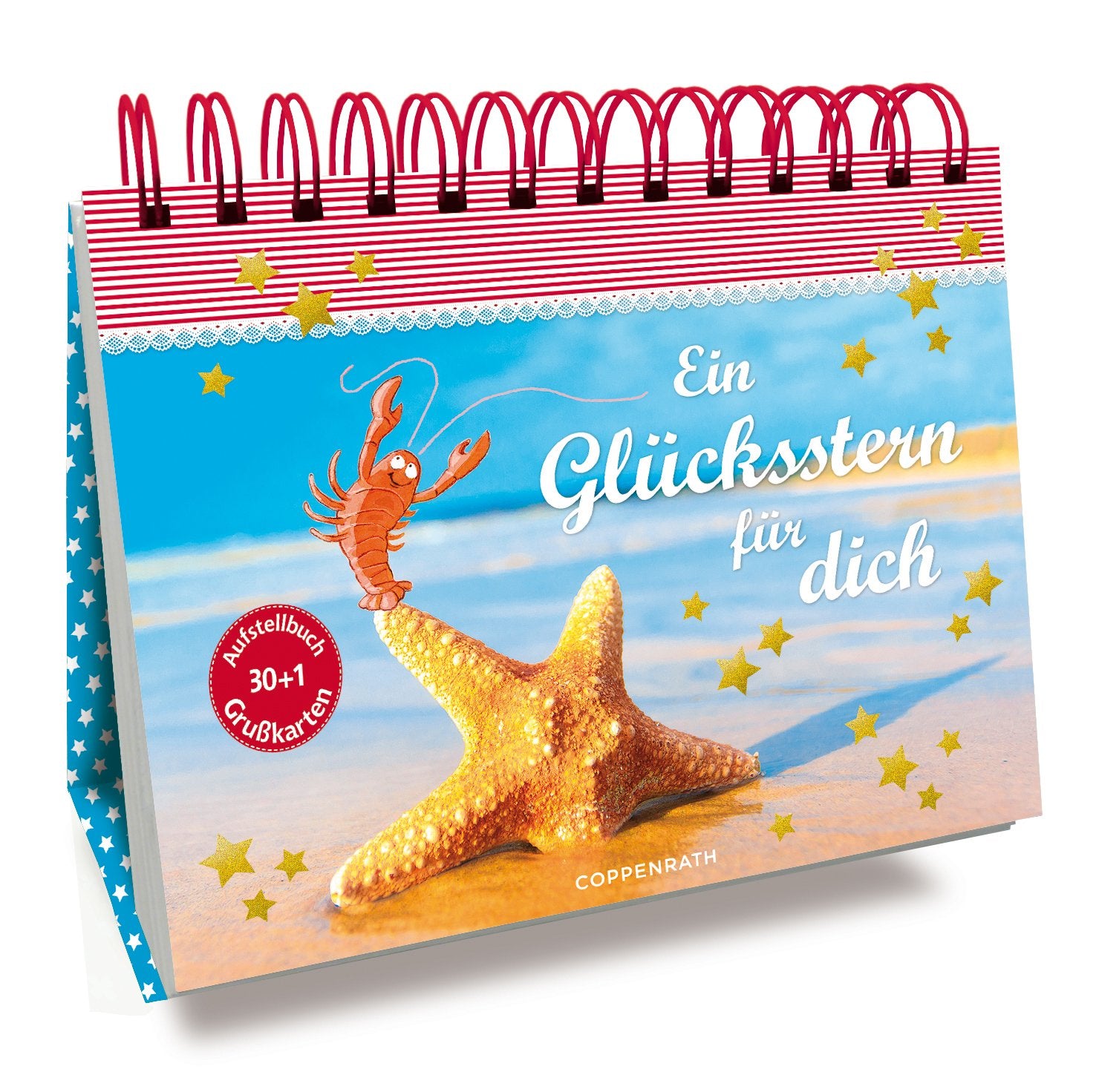 Postkarten-Aufstellbuch: Ein Glücksstern für dich (Geschenkbücher für Erwachsene) Posters
