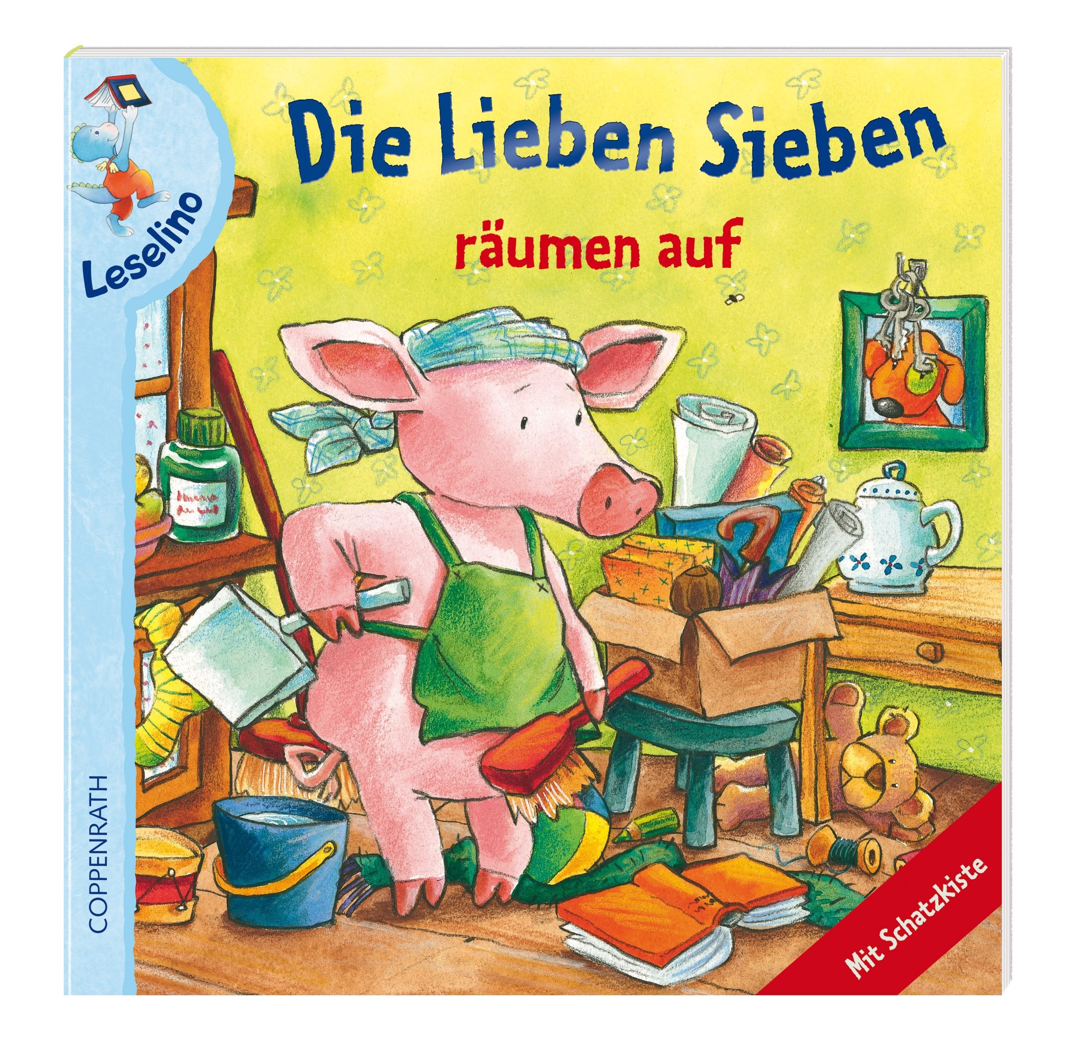 Leselino: Die Lieben Sieben räumen auf: (Verkaufseinheit) (Bilder- und Vorlesebücher) Children's books