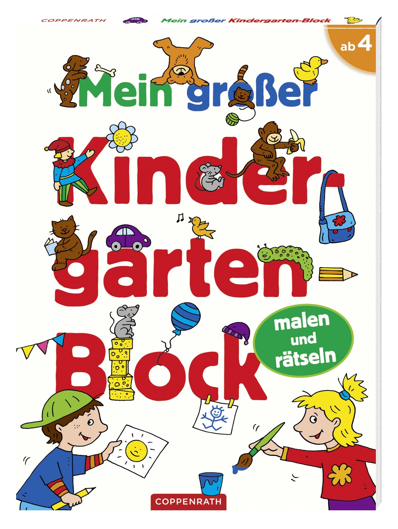 Mein großer Kindergarten-Block: malen und rätseln (Verkaufseinheit) (Kreativ- und Sachbücher) Non-fiction