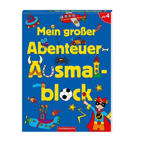 Mein großer Abenteuer-Ausmalblock (Kreativ- und Sachbücher) Non-fiction