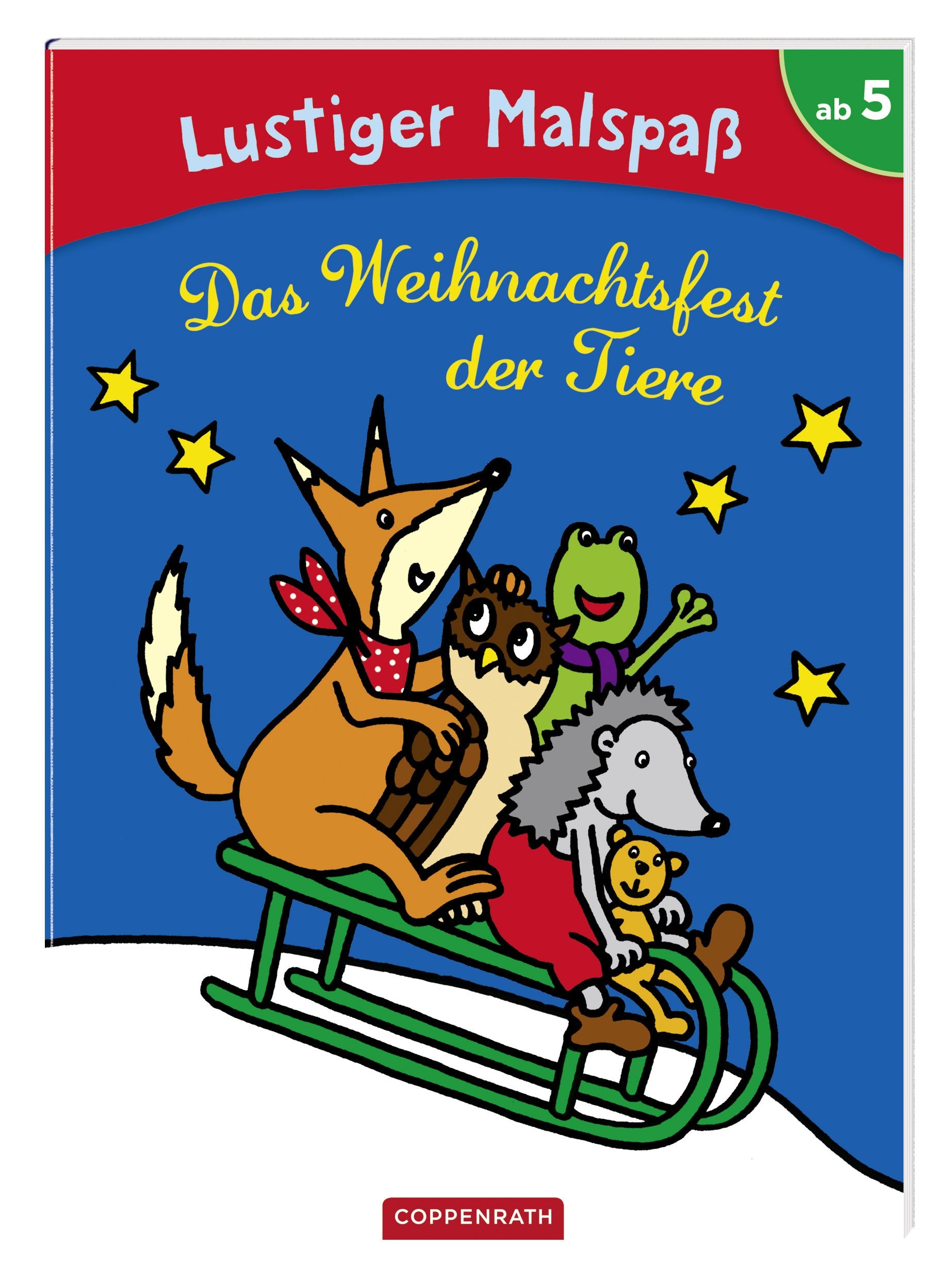 Lustiger Malspaß: Das Weihnachtsfest der Tiere: (Verkaufseinheit) (Kreativ- und Sachbücher) Non-fiction