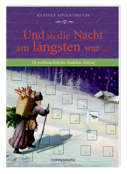Kleines Adventsbuch - Und als die Nacht am längsten war ...: 24 weihnachtliche Sudoku-Rätsel (Verkaufseinheit) Lifestyle