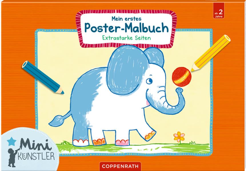 Mein erstes Poster-Malbuch: Extrastarke Seiten (Mini-Künstler) Tiptoi & Games