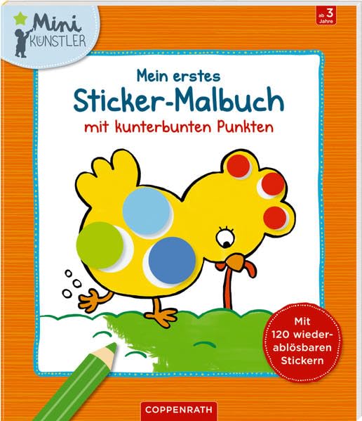 Mein erstes Sticker-Malbuch mit kunterbunten Punkten book