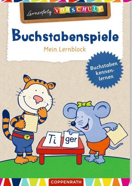 Buchstabenspiele: Mein Lernblock (Lernerfolg Vorschule) Non-fiction