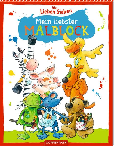 Die Lieben Sieben: Mein liebster Malblock book
